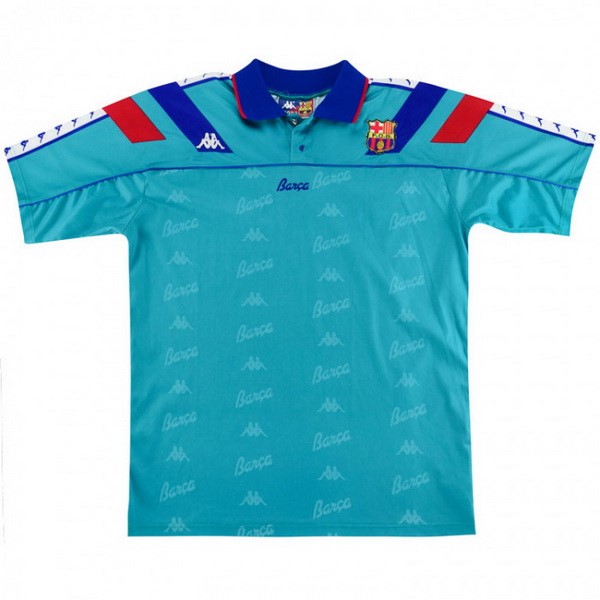 Maillot Football Barcelone Exterieur Retro 1992 1995 Bleu